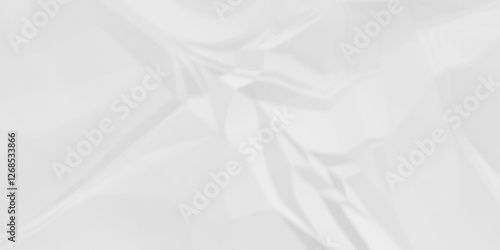White crushed wrapper crumpled paper background. old paper wrinkle texture pattern. cardboard wrinkled arts craft and Seamless white crumpled paper.	
