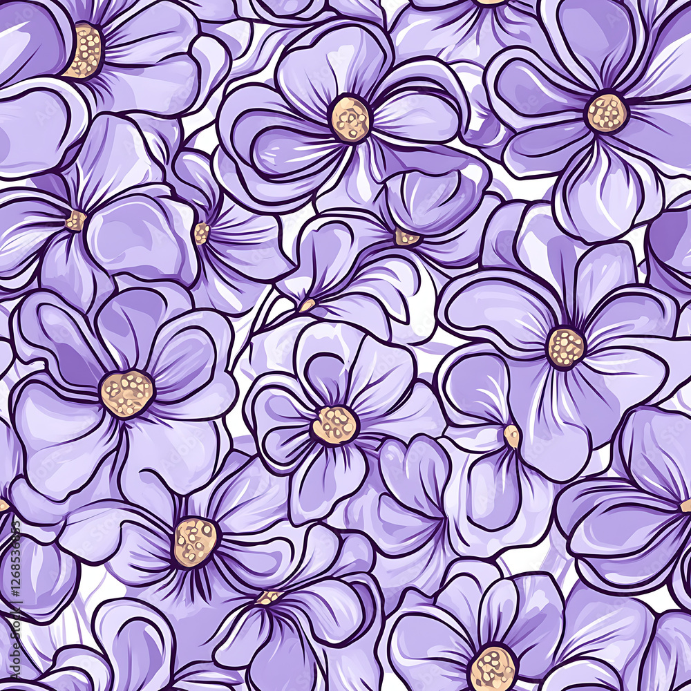 custom made wallpaper toronto digitalseamless pattern with flowers.