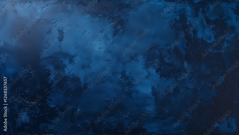 abstract style artwork featuring a textured, deep blue background. The surface appears to have a rough, painted texture with varying shades of blue, ranging from dark navy to lighter azure tones. abstract style artwork featuring a textured, deep blue background. The surface appears to have a rough, painted texture with varying shades of blue, ranging from dark navy to lighter azure tones.