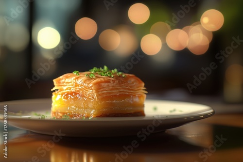 baklava, pastry, pistachio, pistachios, honey, syrup, bakery, sweet, dessert, layered, filo, dough, menu, menus, restaurant, photo, photographic, photorealistic, photography, dinner, background, wallp