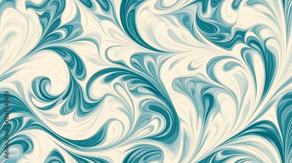 Abstract blue and white swirl background made from a can of paint. Abstract blue and white swirl background made from a can of paint.