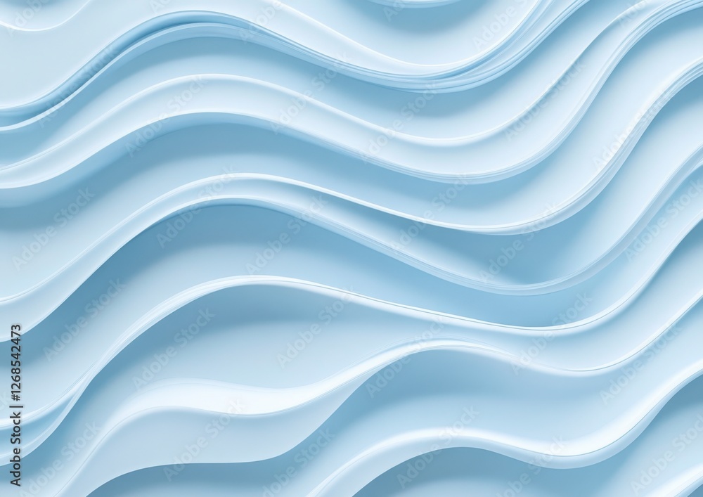 A wavy line pattern in soft blue tones representing data flow minimalistic design A wavy line pattern in soft blue tones representing data flow minimalistic design