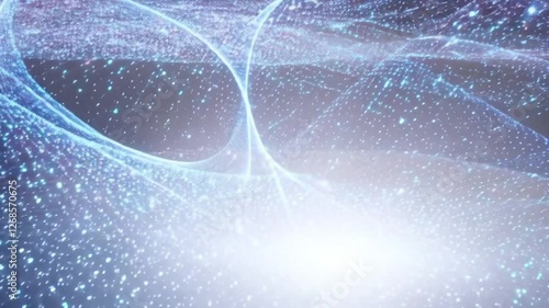 abstract blue background with circles