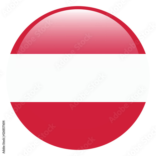 Free Download Austria flag. Austria circle flag logo icon computer vector illustration design - GFXLoad