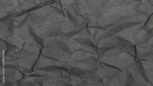 crumpled black paper texture design 