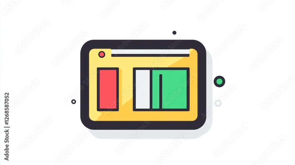 Webpage design, layout, interface, development, colorful blocks, white background, digital illustration, website design Webpage design, layout, interface, development, colorful blocks, white background, digital illustration, website design