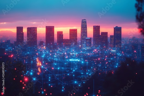 Wallpaper Mural Smart city and digital transformation Torontodigital.ca