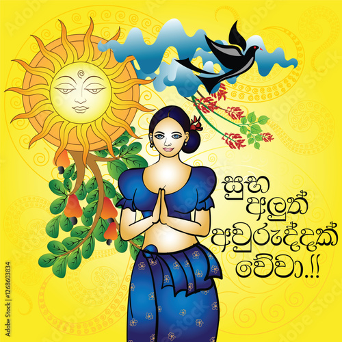 Sri Lankan Sinhala Happy New Year Greetings