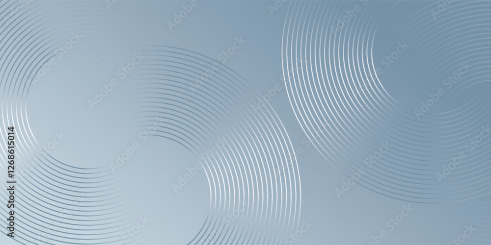 Fototapeta premium Abstract hexagon lines on gray background. Geometric stripe line art design modern