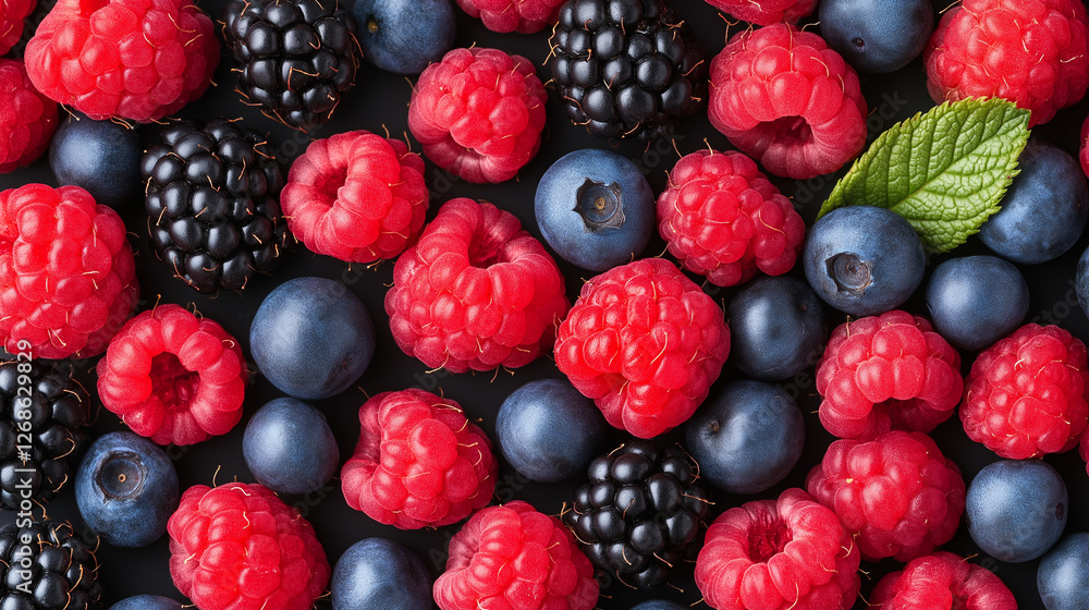Summer Berry Delight: A vibrant and mouthwatering mix of plump blueberries, raspberries, and blackberries bursts with freshness. Summer Berry Delight: A vibrant and mouthwatering mix of plump blueberries, raspberries, and blackberries bursts with freshness.