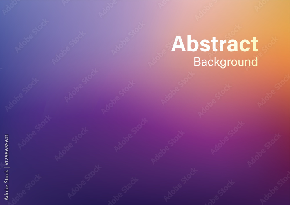 Abstract purple and orange gradient blur background vector illustration template for presentation, website, poster, flyer, banner, social media, marketing, advertising Abstract purple and orange gradient blur background vector illustration template for presentation, website, poster, flyer, banner, social media, marketing, advertising