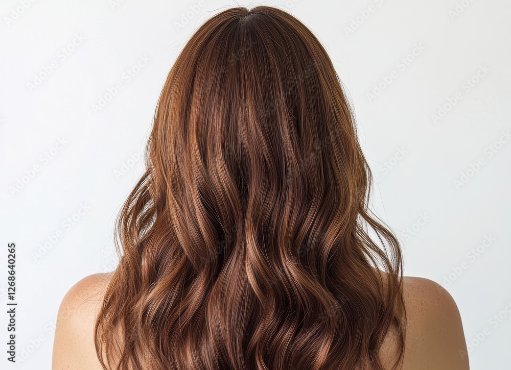 Fototapeta premium long hair isolated