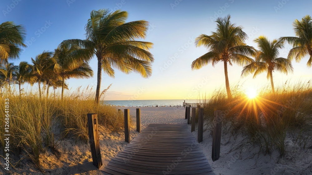 Obraz premium Sunset Paradise