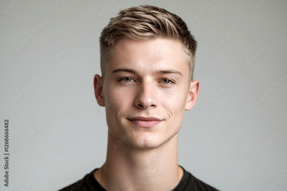 a young Danish man with a Textured Crop hairstyle a young Danish man with a Textured Crop hairstyle
