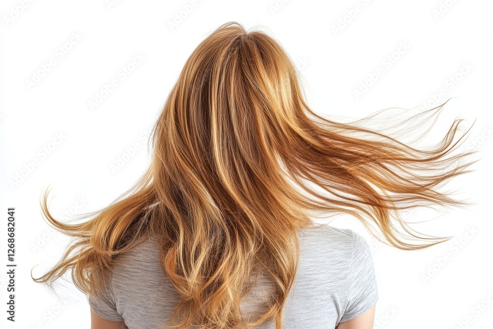 Fototapeta premium woman with long hair