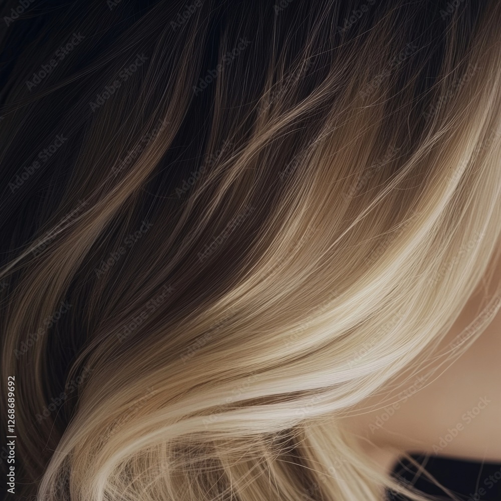 Naklejka premium hair style background
