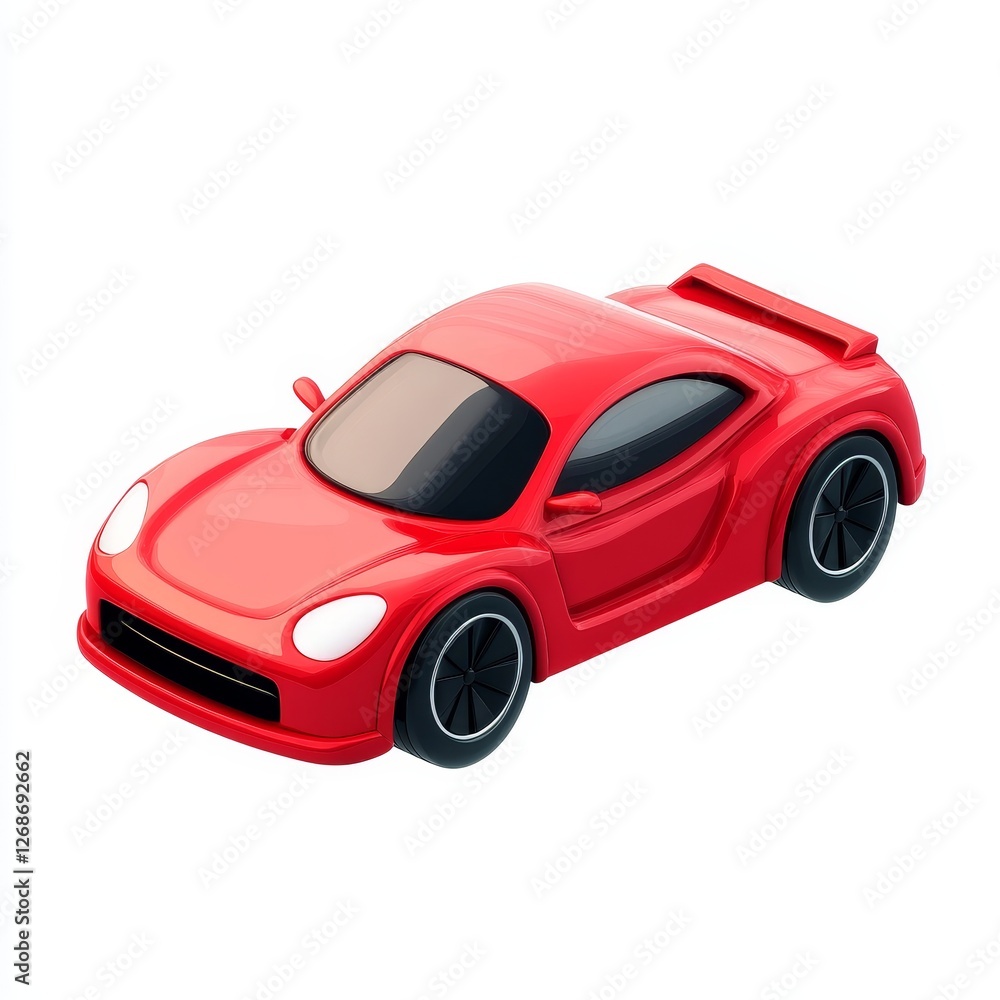 Sleek 3D Cartoon Car Icon, Vibrant Colors, Modern Design, Fun Aesthetic, Ideal for Digital Projects, Eye-catching Visual Appeal Sleek 3D Cartoon Car Icon, Vibrant Colors, Modern Design, Fun Aesthetic, Ideal for Digital Projects, Eye-catching Visual Appeal