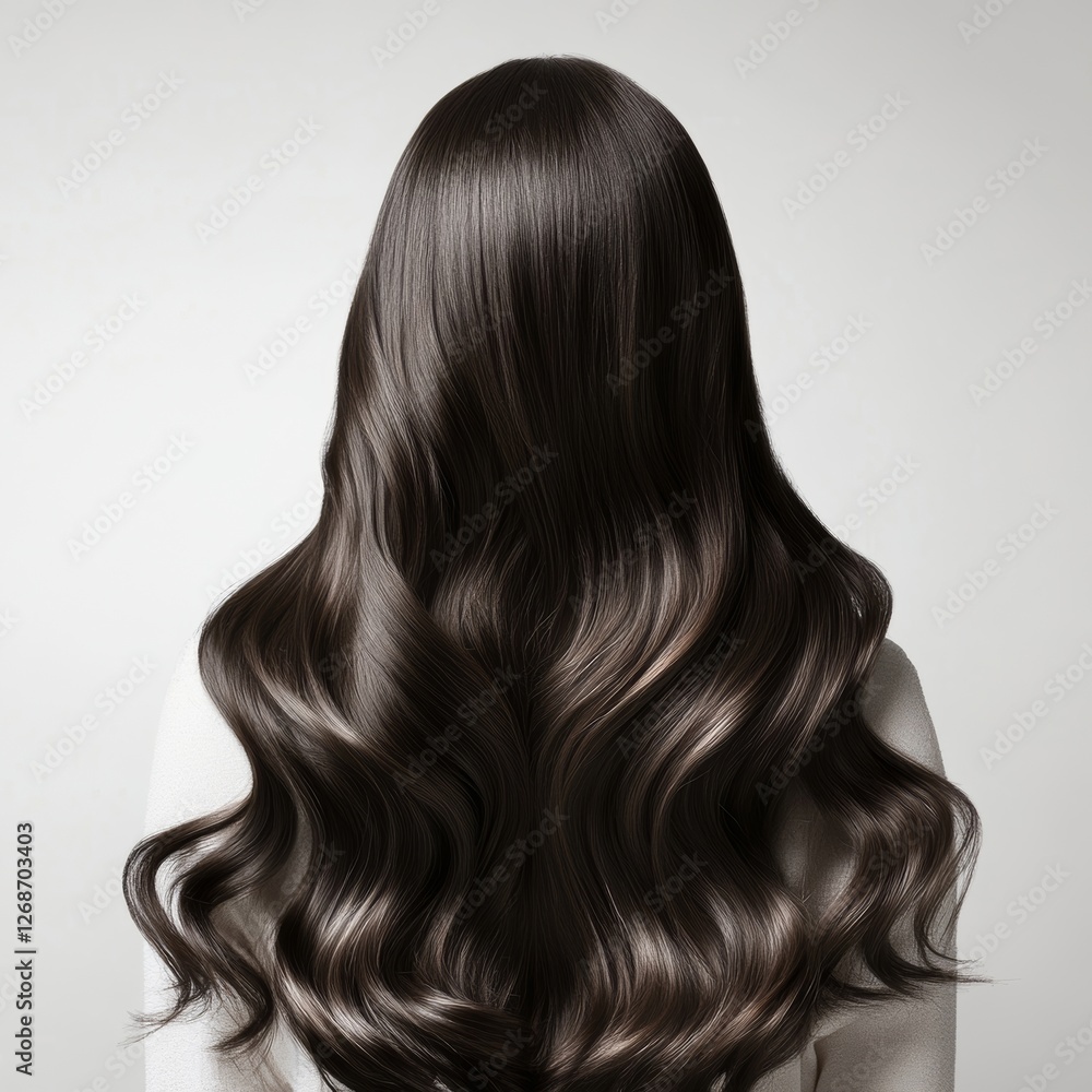 Fototapeta premium long hair style