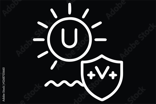 UV protection icon 
