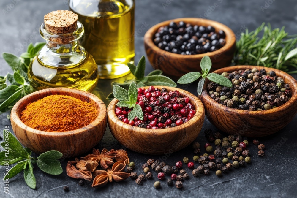 Fototapeta premium Indoor cooking essentials