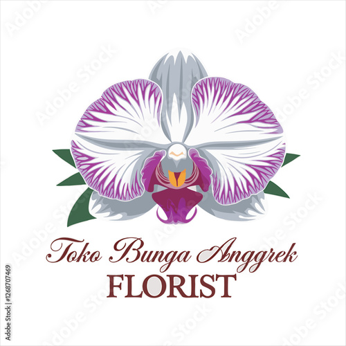 Professional Orchid Logo Design Downloadable for Commercial and Personal Use