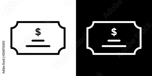 Bonds icons vectors set in stroke line style.