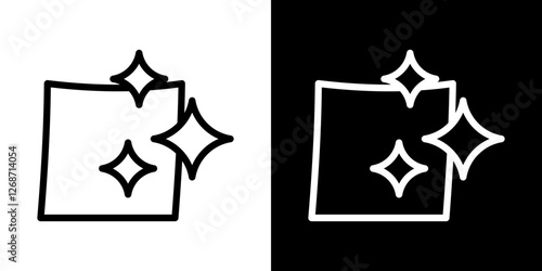 Clean icons vectors set in stroke line style.