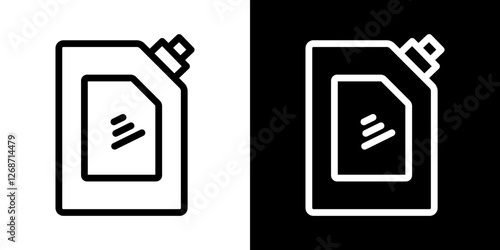 Doy pack pouch icons vectors set in stroke line style.
