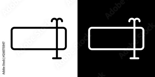 Rename icons vectors set in stroke line style.