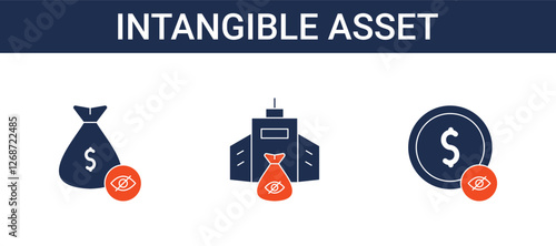 Intangible Asset icon pack collection