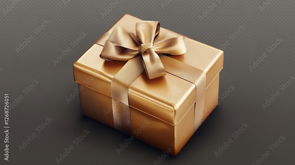 Obraz premium Boxing day celebration with gift 