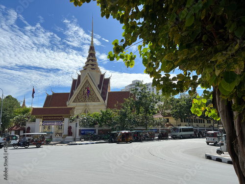 Obraz na płótnie In the streets of Phnom Penh w salonie