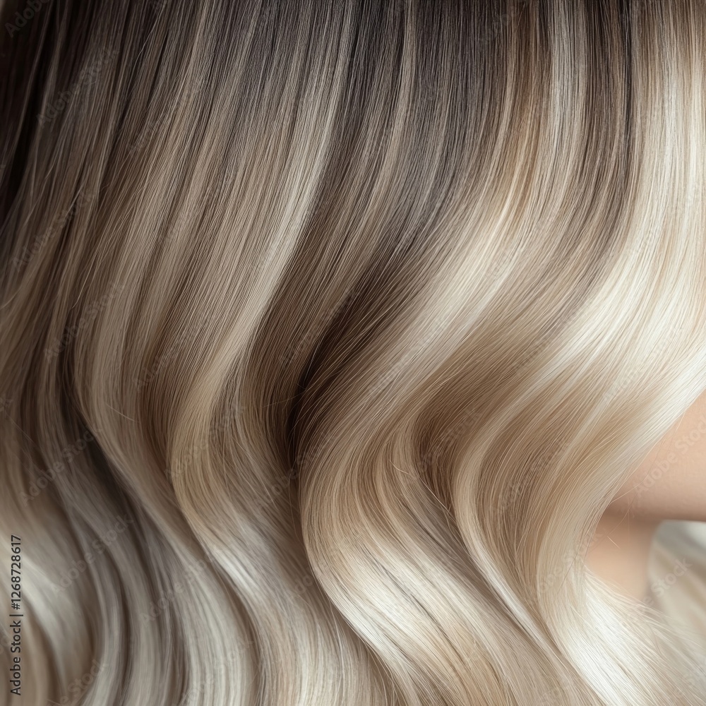 Fototapeta premium long blond hair