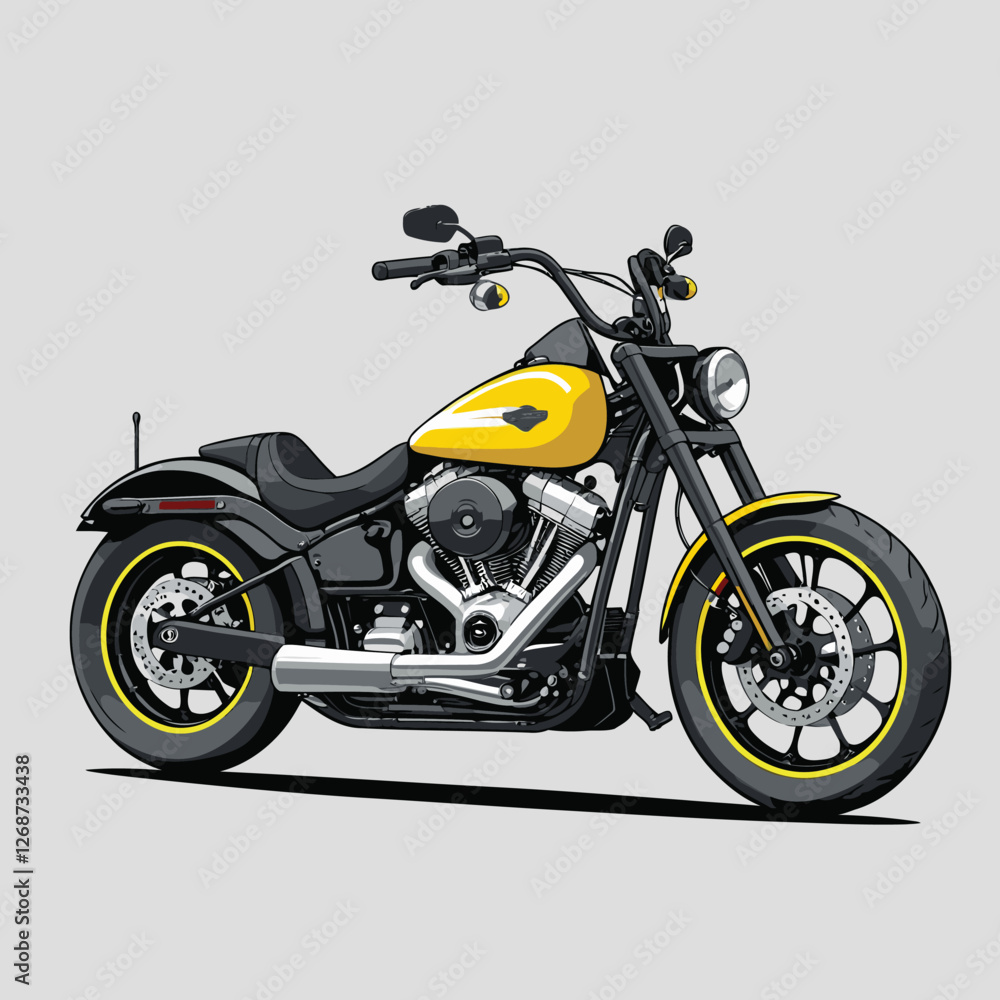 motorbike vector for graphic design