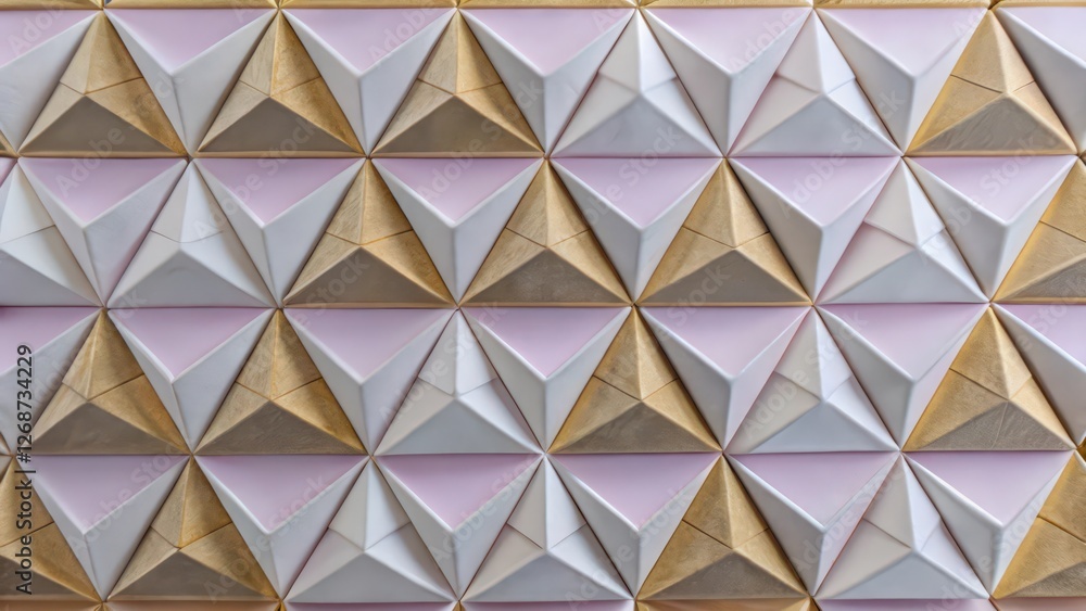 Abstract Geometric Triangular Pattern Background Abstract Geometric Triangular Pattern Background