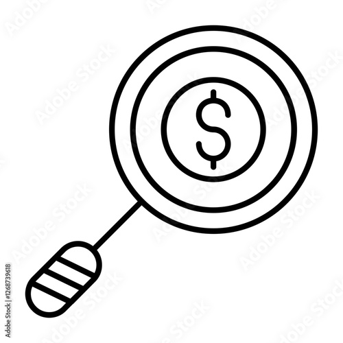 Money Search Icon