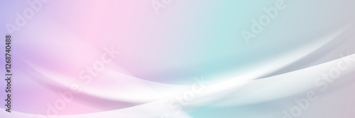 Soft Pastel Abstract Wave Background with Smooth Gradient