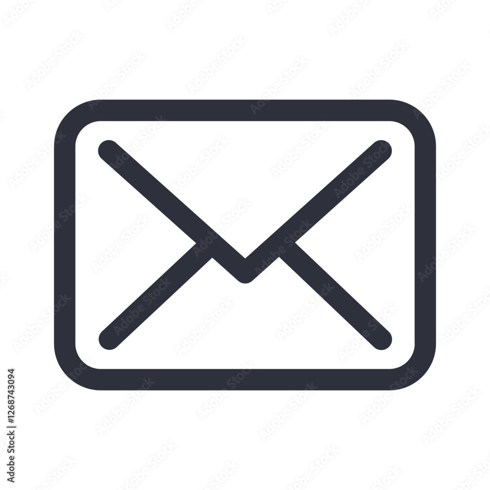 Message line icon design mail icon design Message line icon design mail icon design