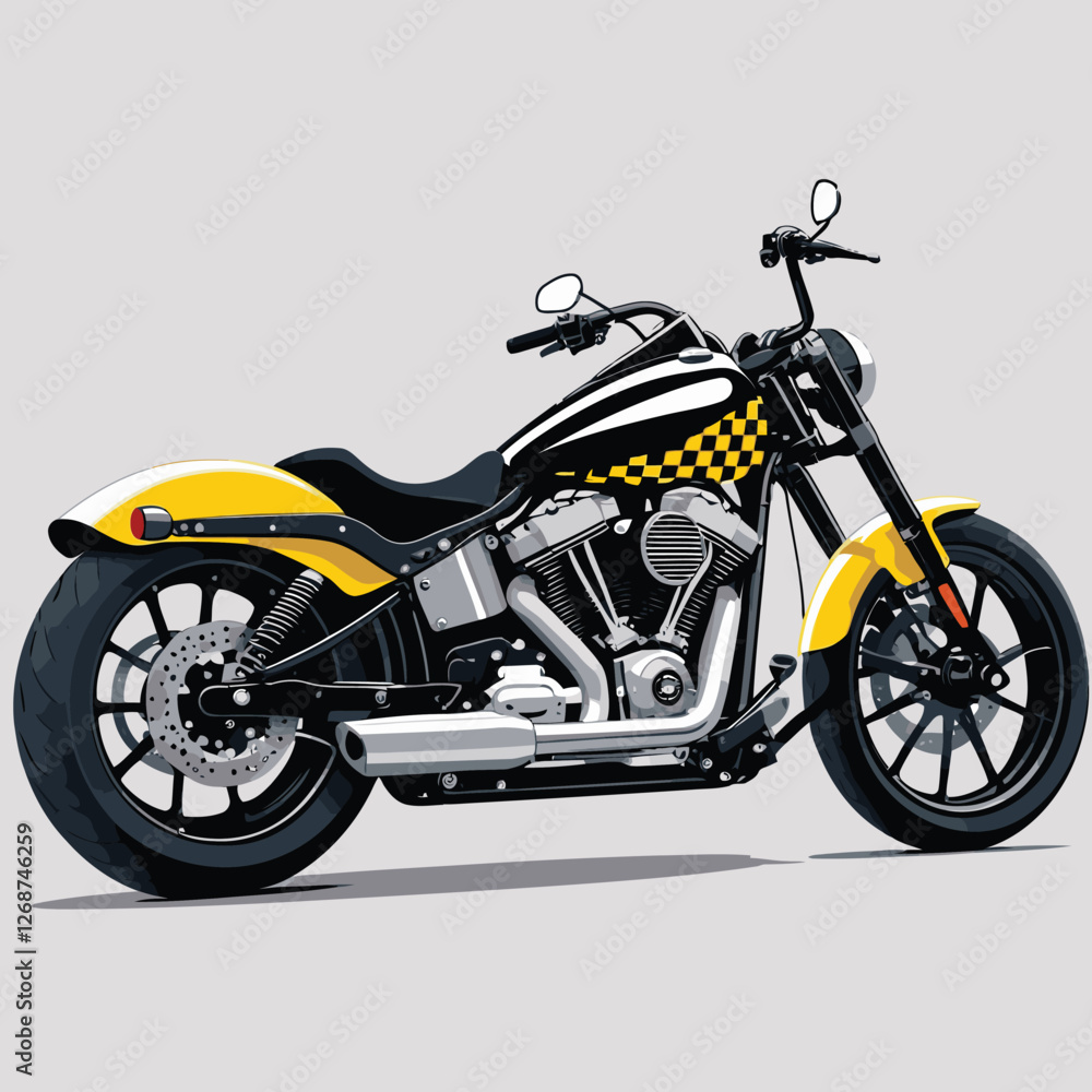 motorbike vector for graphic design