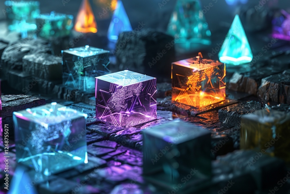 Crypto concept Crypto concept