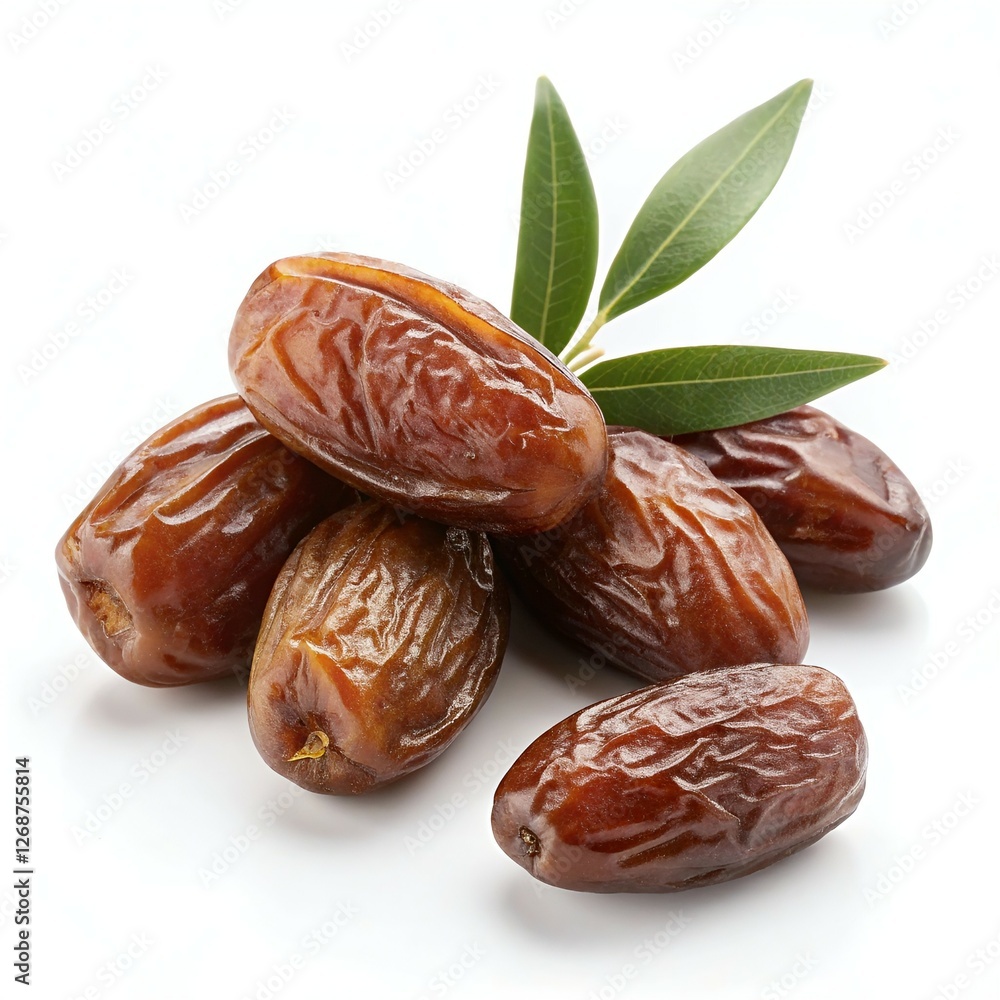 dates isolated on white background dates isolated on white background