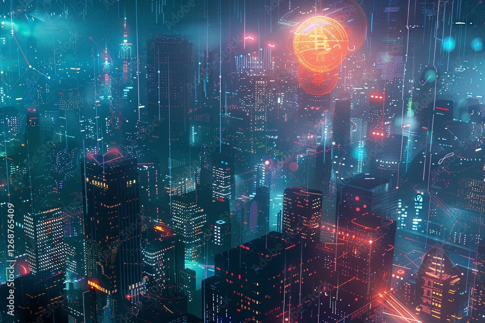 Fototapeta premium Crypto concept