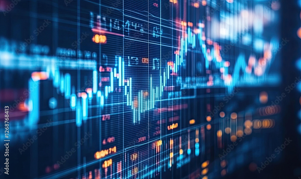 Dynamic Stock Market Data Display Showing Financial Trends and Investment Opportunities Dynamic Stock Market Data Display Showing Financial Trends and Investment Opportunities
