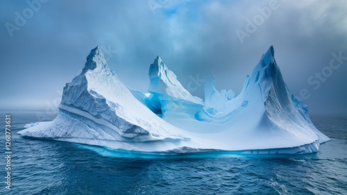 Wallpaper Mural iceberg in the sea Torontodigital.ca