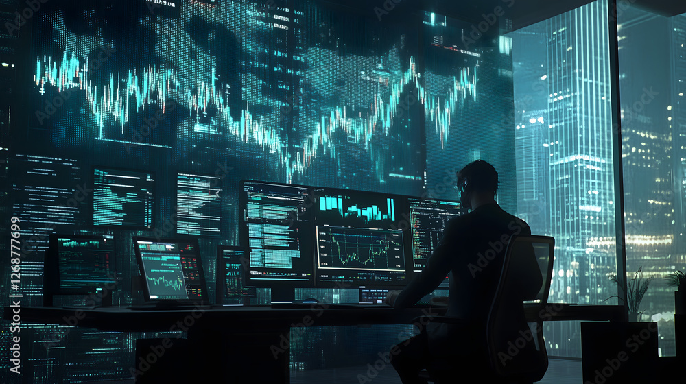 Futuristic AI-Powered Financial and Crypto Blockchain Security System with Holographic Data Visualization
Futuristic AI-Powered Financial and Crypto Blockchain Security System with Holographic Data Visualization