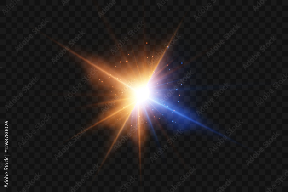 An explosion of bright star and energy. Light effect of flash and shine. Vector EPS10 An explosion of bright star and energy. Light effect of flash and shine. Vector EPS10