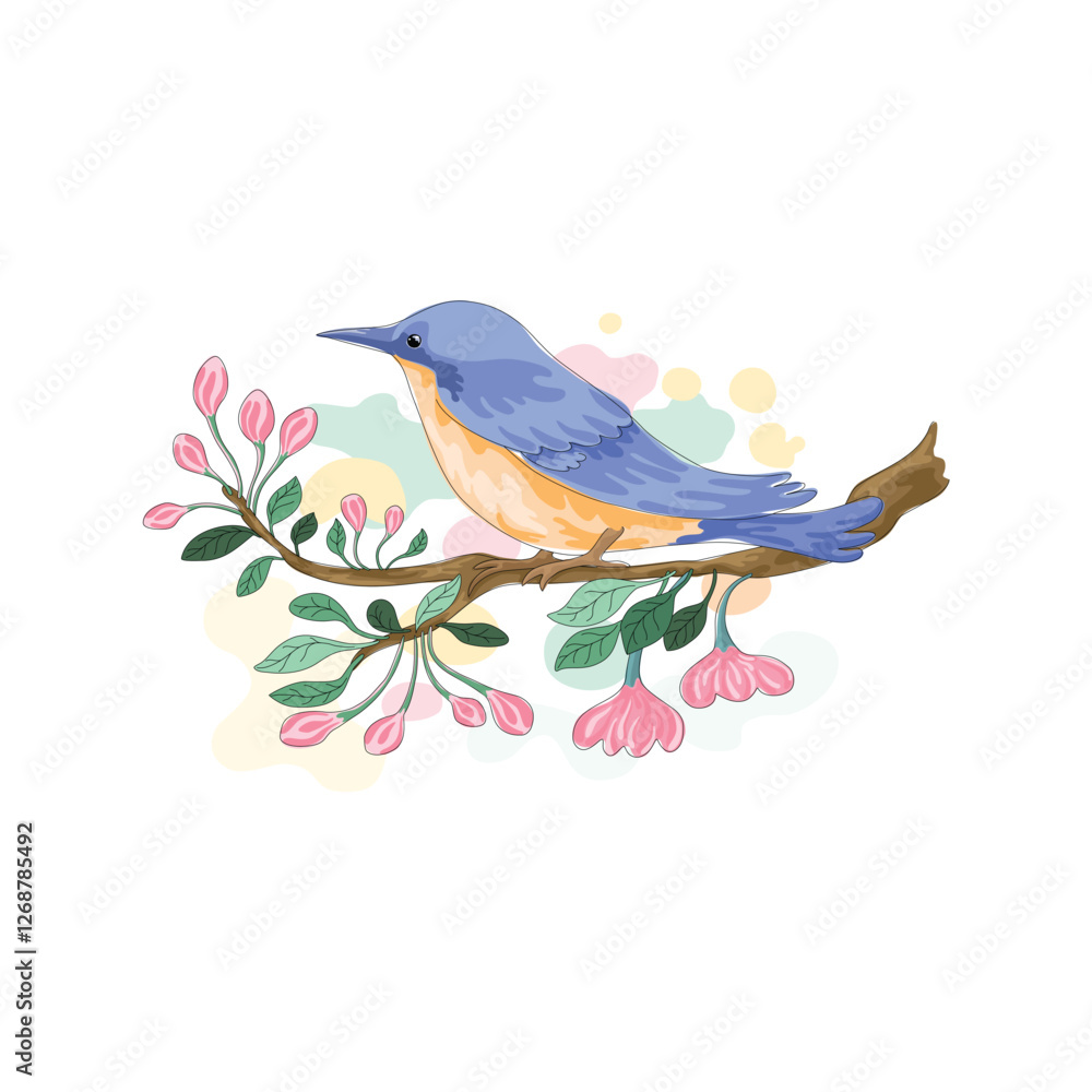 Obraz premium Bird illustration design