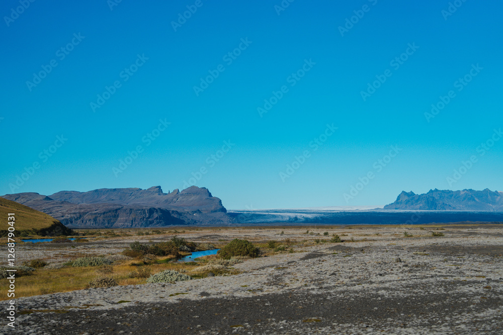 アイスランド南部の美しい風景 アイスランド南部の美しい風景