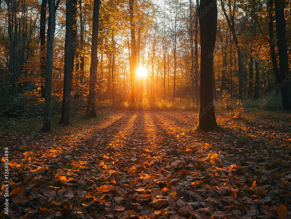 Obraz premium autumn in the forest