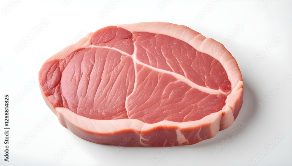 raw pork steak isolated on white background raw pork steak isolated on white background